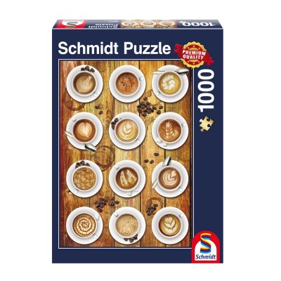 Puzzle 1000 pièces : l'art de décorer le café  Schmidt    005700